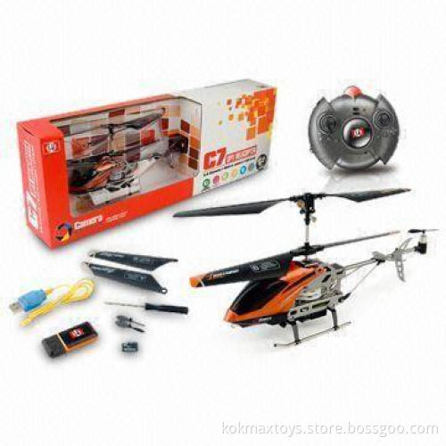 C7 Lightning 3.5CH Metal Camera Spy RC Helicopter with 1GB microSD Card and Card Reader